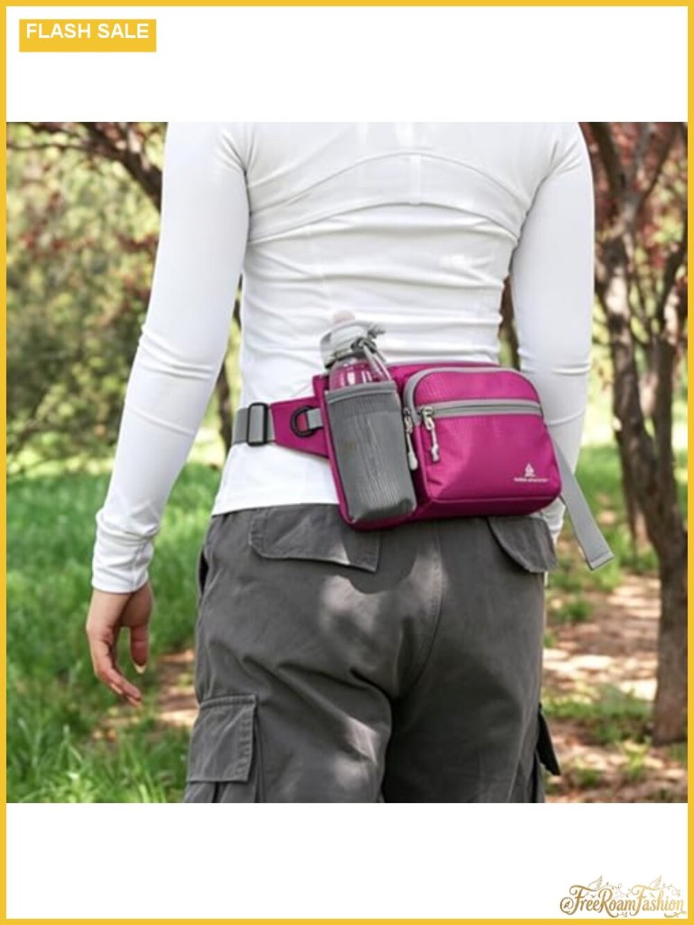 Waist Bag Crossbody Holds Phone Documents Water Bottle Unisex